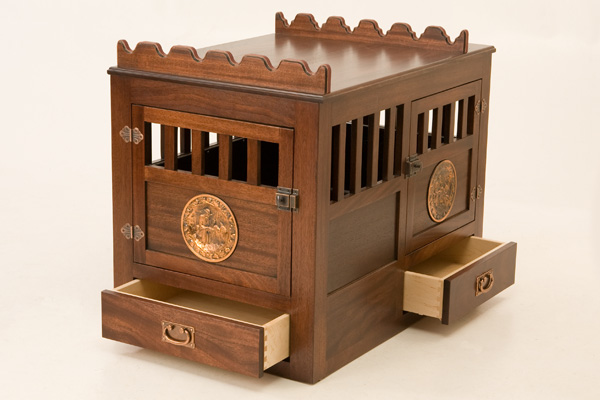 Custom Wooden Dog Crate | GunSafe - Amish Custom Gun Cabinets