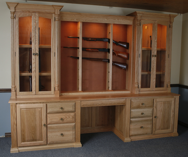 Custom Gun Cabinets Gunsafe Amish Custom Gun Cabinets