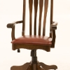 Dallas Cherry Desk Chair with Glaze GS963