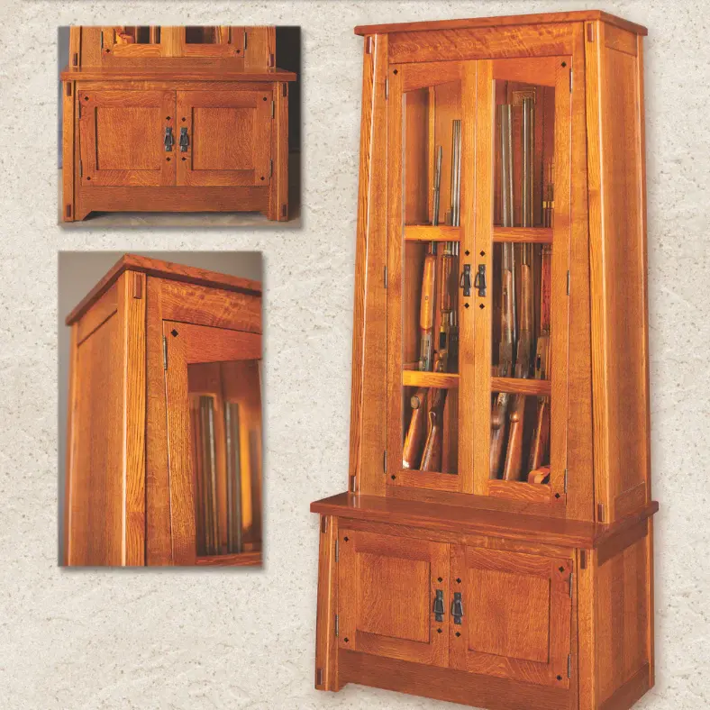 The Custom Cabinet Security 9-Gun Midwest Mission Gun Safe